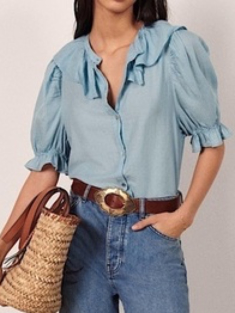 NWT BA&SH Cotton Tamaris Blouse